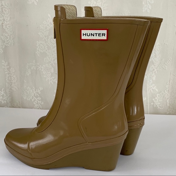 Hunter “Miles” Wedge Rain Boots